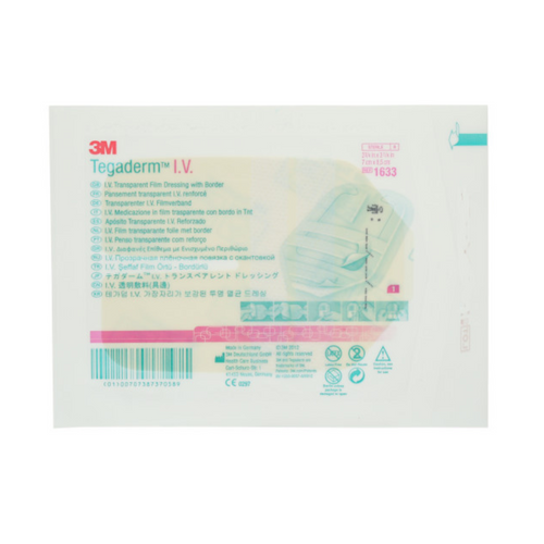 Tegaderm Film IV/Frame Style Dressing 2-3/4x3-1/4" Sterile Adhesive Adh Trans LF