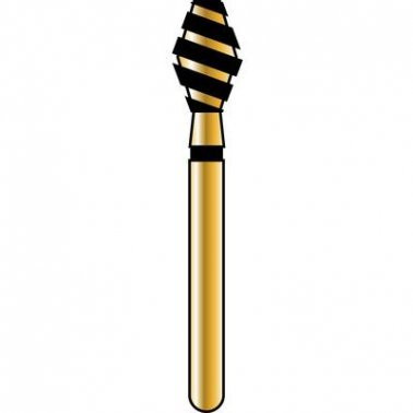 Alpen Turbo Cut Diamond Bur Friction Grip Super Coarse 811-033TC 5/Pk