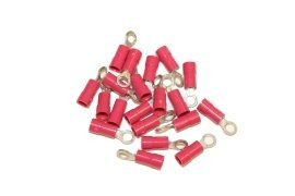 Wire Connector, #4 Ring, Insulated, 22-18 AWG; Pkg of 20