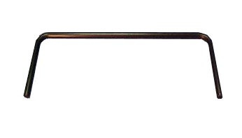 Holder Bar, U-Shaped, 16", Gray