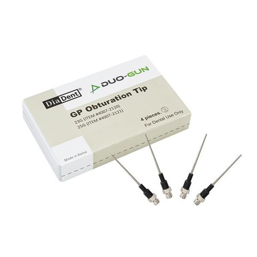Duo-Gun GP Obturation Tips (23G, 4/Box)