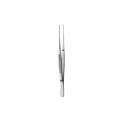 Semken Tissue Forcep, 1x2 Teeth, Straight, 12.5CM