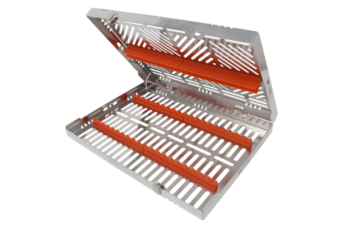 Sterilization Cassette for 20 Instruments - 280x200x35, Detachable
