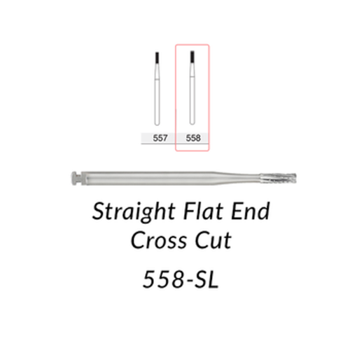 Kerr, Carbide Burs RA-558SL 10 Pcs. , RA558SL