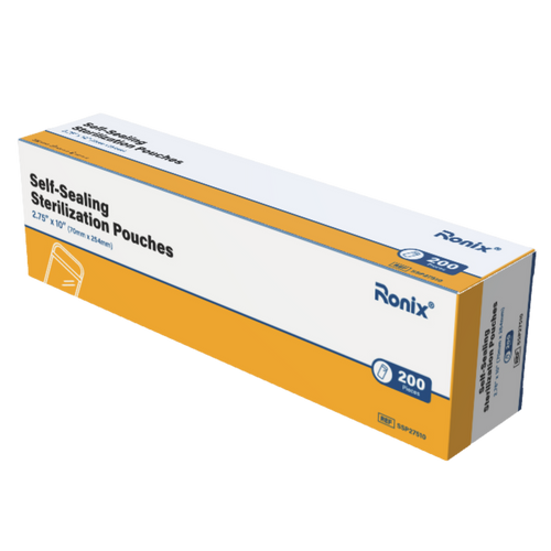 Ronix, Ronix Self-Sealing Sterilization Pouches, 2.75" x 10", 1902132