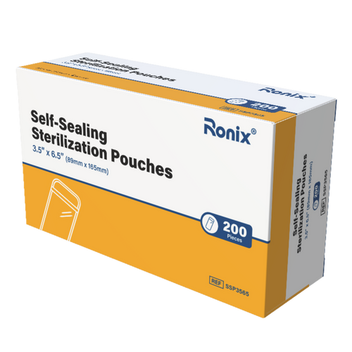 Ronix, Ronix Self-Sealing Sterilization Pouches, 3.5" x 6.5", 1902133