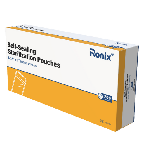Ronix, Ronix Self-Sealing Sterilization Pouches, 5.25" x 11", 1902135