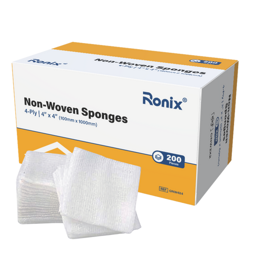 Ronix, Ronix Non-Woven Sponges, 4" x 4", 1902704