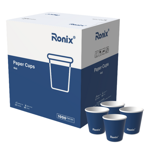Ronix, Ronix Paper Cups, 4oz, 1902151
