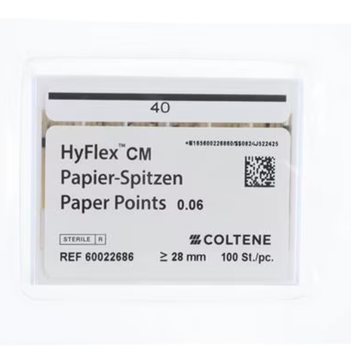 Coltene, Hyflex CM Absorbent Points .06 #40 100/Pk, 60022686