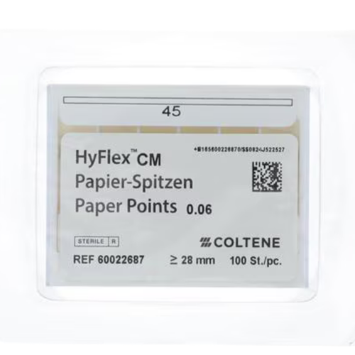 Coltene, HyFlex CM Paper Points .06 #45, 100 Pcs., 60022687
