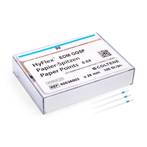 Coltene, HyFlex EDM OGSF Paper Points 30/.04 100 Pcs., 60036503