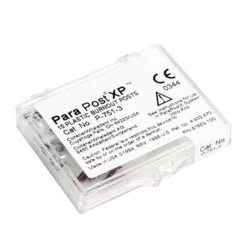 Coltene, #4 Yellow ParaPost XP Plastic Lab Burnout Posts Refill 10 pcs, P7514