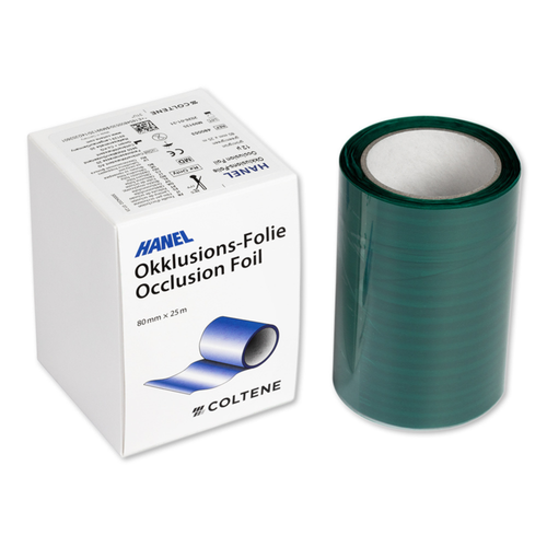 Coltene, Hanel Occlusion Foil 12µ 2Sided Green 80mm, 25 m, 480053