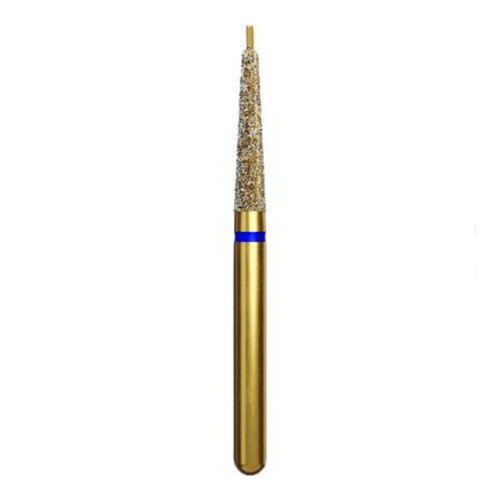 Coltene, Alpen Diamond Burs, 856P-018M, Round End Taper with Pin Medium, 5/Pack, 60032725