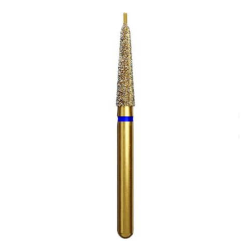 Coltene, Alpen Diamond Burs, 856P-021M, Round End Taper with Pin Medium, 5/Pack, 60032726