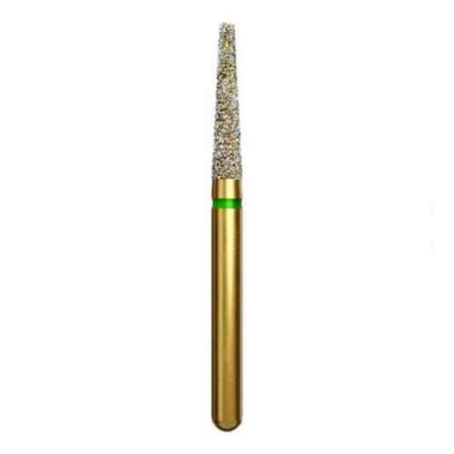 Coltene, Alpen Multi-Use Multilayer Diamond Instruments, FG, Coarse, Green, Round Edge Taper, # 847R, 5/Pack, 60032153