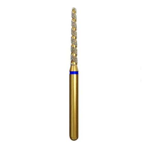 Coltene, Alpen Multi-Use Turbocut Diamond Instruments, FG, Medium, Blue, Round End Taper, 5/Pack, 60032233