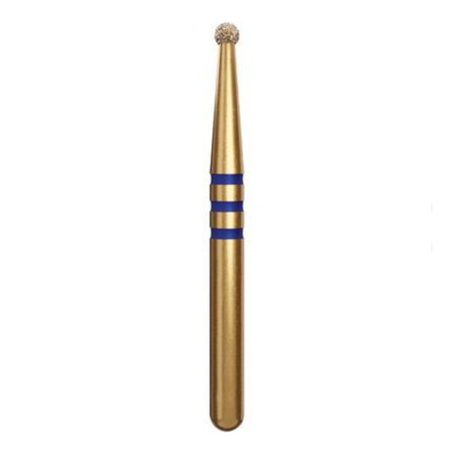 Coltene, Alpen Z-Rex Zirconia Diamond Burs, FG, Medium, Round, Endodontic Access, # 801Z, 5/Pack, 60031901