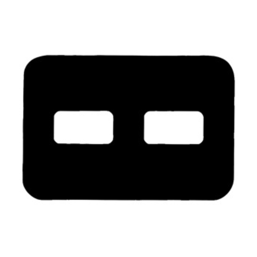 ADA Mount Pocket 402A Black 2 Window #0 Film 2.75" x 4" 100/pack