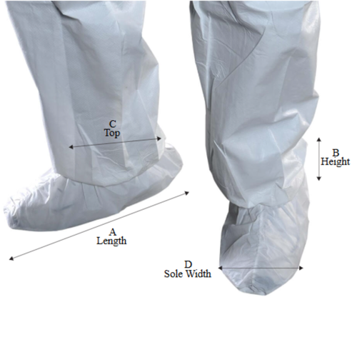 Critical Cover Shoe Covers, Anti-Skid Sole, Serged Seams, White, Universal, 200/cs