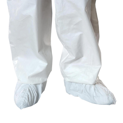 Critical Cover Shoe Covers, Seamless Sole, Butterfly Style, Serged Seams, White, XX-Large, 150/cs