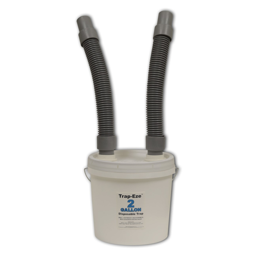 Buffalo Dental, 2 Gal. Trap-Eze Complete Kit (9.5" Height, Sealed bucket, hoses and refill), 62170