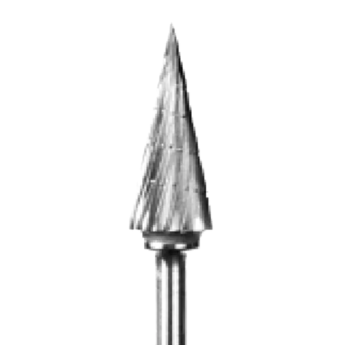 Buffalo Dental, Cone (82T) Dual Cut Regular HP Carbide Bur, 18010