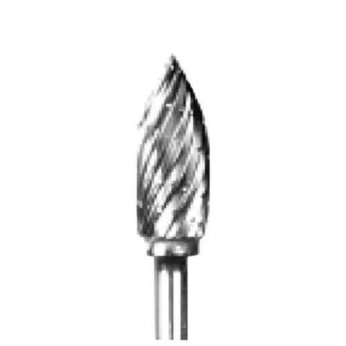 Buffalo Dental, Flame (81A/61A) Diamond Cut Fine HP Carbide Bur, 18050FDM