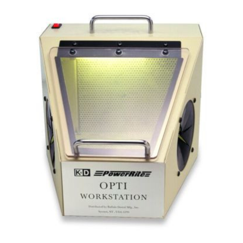 Buffalo Dental, Opti Workstation without Suction, with Light 220V AC, 36575