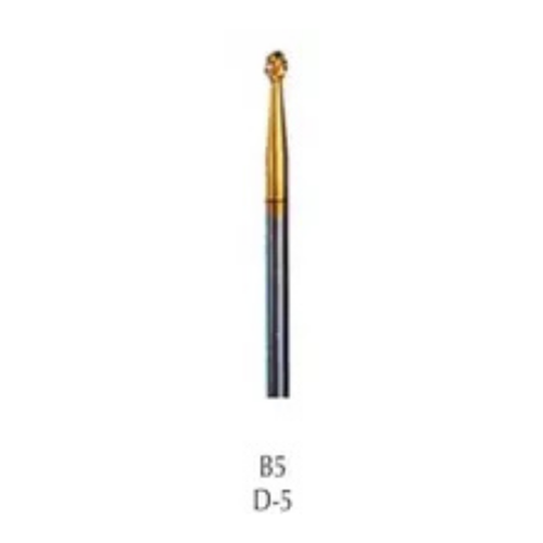 Buffalo Dental, B5, (D-5) TNT-Coated Diamond Cut Regular HP Carbide Bur, B5-GOLD