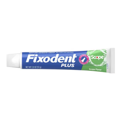 Procter & Gamble, Fixodent + Scope Denture Adhesive, 2.0 oz Tube, 24/Case, 80754404