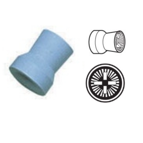 AllPro, Allpro Prophy Cup Snap-On Ribbed & Webbed Soft Aqua Vanilla Tropical Scented, 144/Pack, 302-A-144