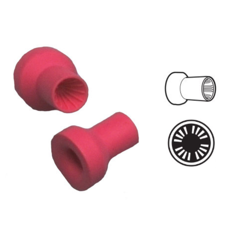 AllPro, Allpro Prophy Cup Snap-On Pedo Ribbed Soft Hot Pink Unscented, 144/Pack, 306-P-144