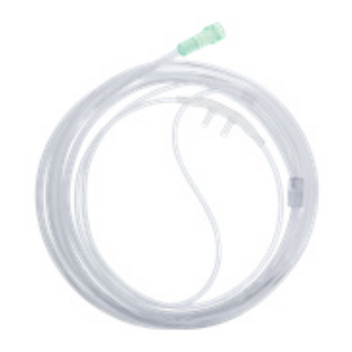 O2 Cannula, 10 Clear Adult, 7' Tubing