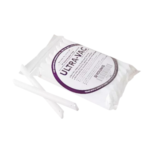 Young, Ultra-Vac™ White HVE Evacuator Tips Pack of 25, 076125