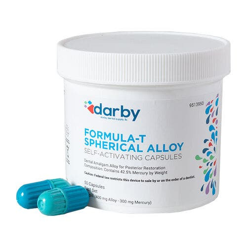 Formula-T Spherical Alloy, , One Spill, 50/Pkg, Blue, FastSet