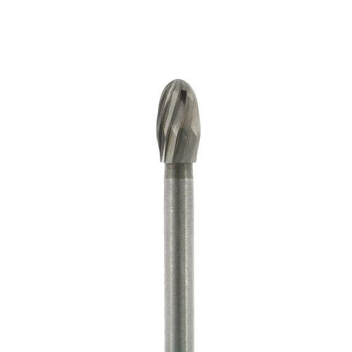 OF Series Safe End Esthetic Finishing Bur, Egg, 1, 5/Pkg, 12Blade, OF1