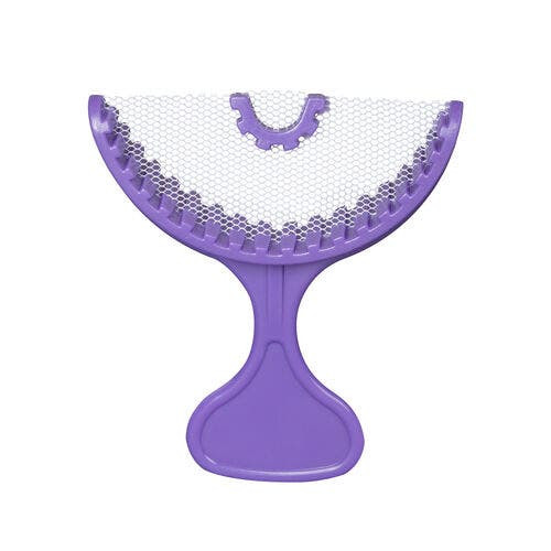 House Brand All-In-One Disposable Impression Trays, Anterior, 35/Box, Lavender