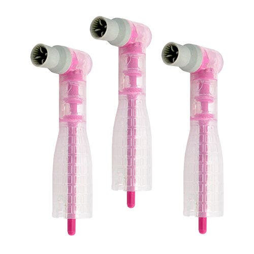 Deluxe Disposable Prophy Angles, Soft, Gray Cup, 100/Pkg