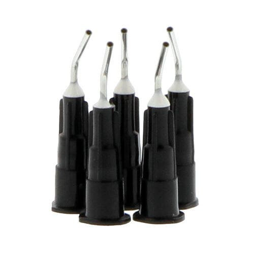 Pre-Bent Needle Tips, , 19 Ga, 100/Pkg, Black, FlowTips, D229