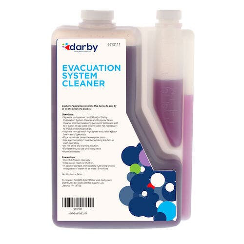 Evacuation System Cleaner, Cleaner, 64 oz.