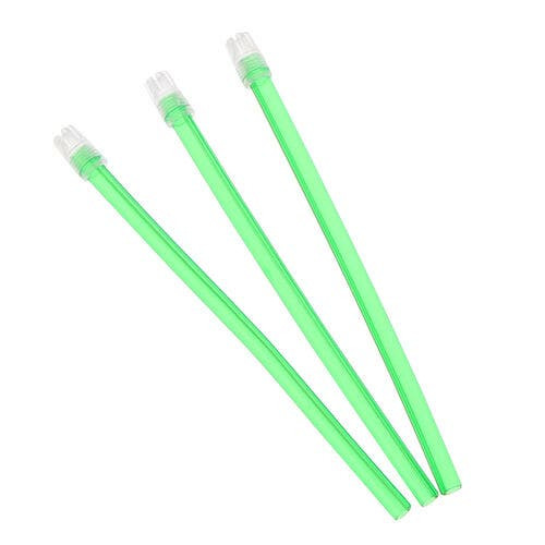 Scented Saliva Ejectors, , 100/Pkg, Clear with Green Tip, Mint