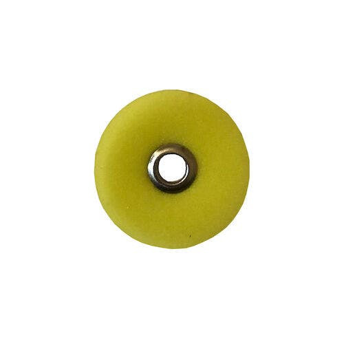Finishing and Polishing Disc System, 1/2" Diameter, 85/Pkg, Yellow, Fine