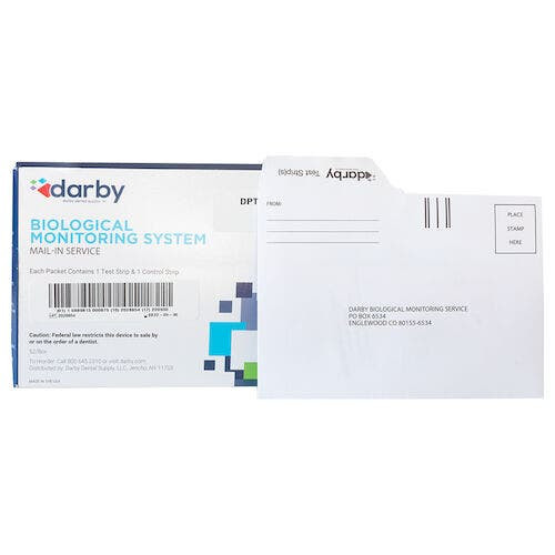 Biological Monitoring System 2 Test Strips 1 Control Strip 48/Box PrepaidPostag