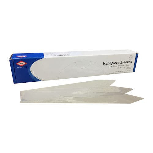 Handpiece Sleeves, Low Speed Handpiece Sleeve, 1 1/2" x 8", 500/Box