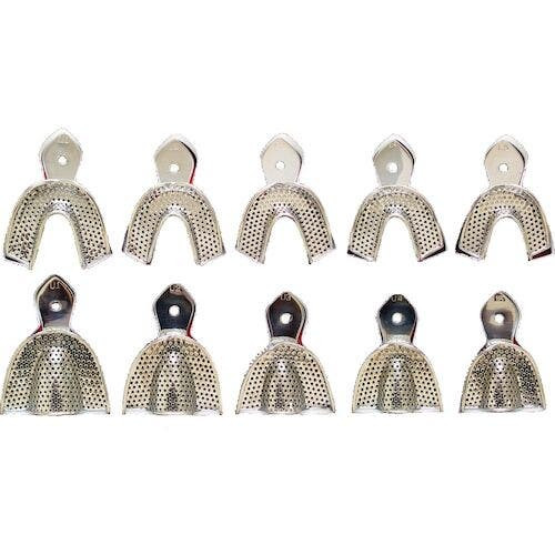 Stainless Steel Impression Trays, Perforated, U5, Misc.