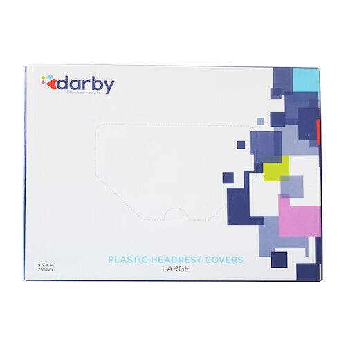 Plastic Headrest Covers, , 9.5" x 14", 250/Box, Large