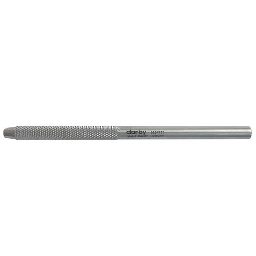 Mirror Handles, Simple Stem, Round Knurled