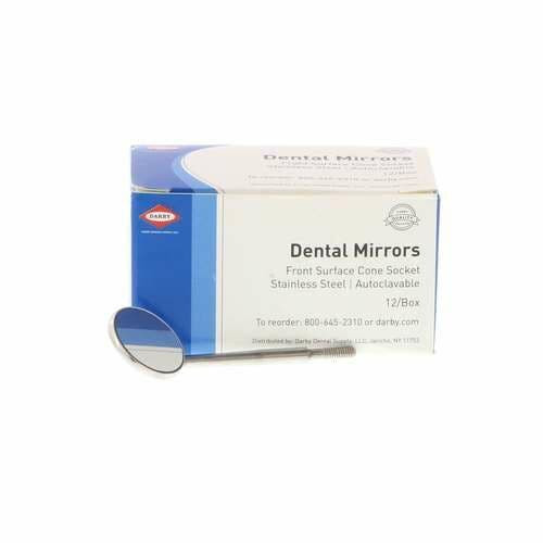 Front Surface Mirror Heads, Front Surface, #3, 12/Box, ConeSocket